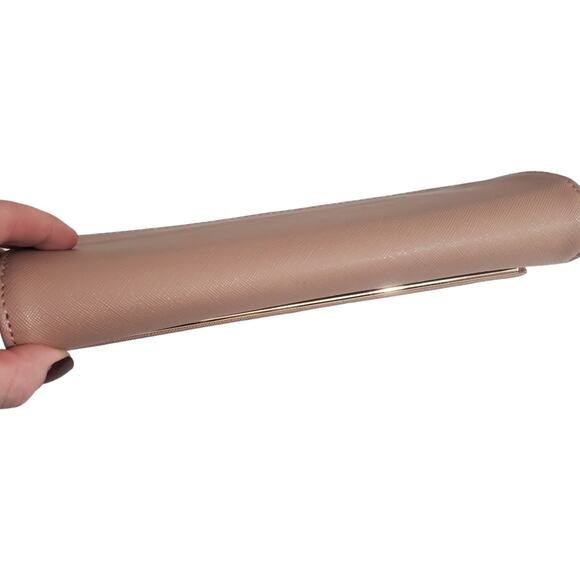 Madison West | Flap Lasercut Handbag Clutch with Interior Pocket and Card Slots - Picture 8 of 11